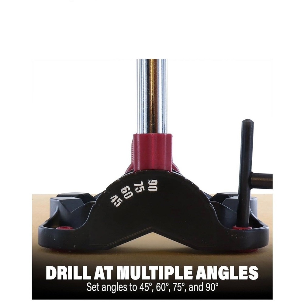 Milescraft 1318 DrillMate Portable Drill Press Guide with 3/8 inch Keyed Chuck - Picture 5 of 8